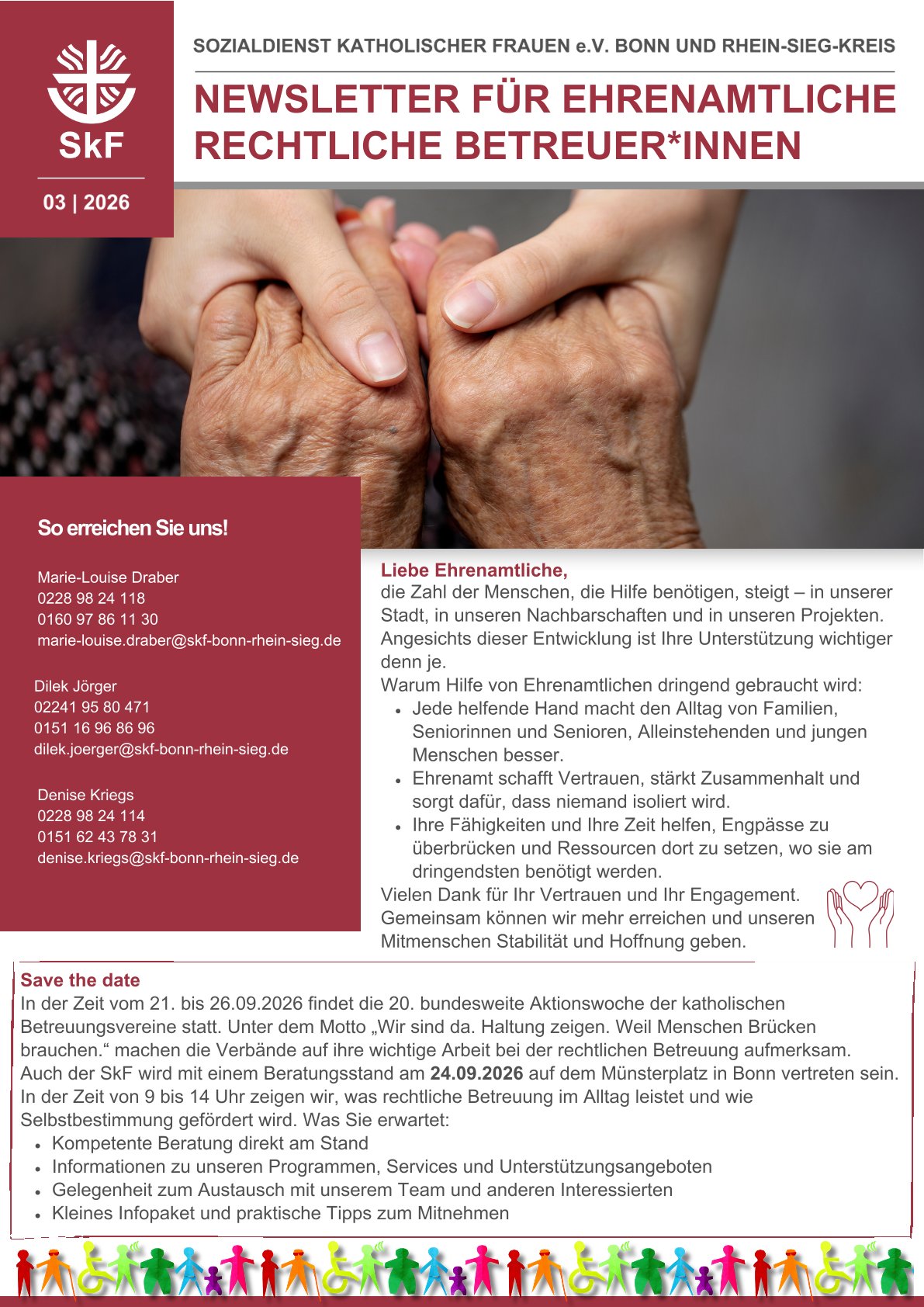Q3 2026 Newsletter BtG 1 Newsletter 3. Quartal 2026 für ehrenamtliche rechtliche BEtreuer*innen