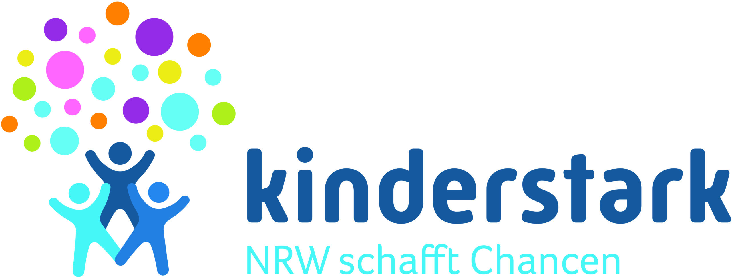 Logo zum Landesprogramm "kinderstark - NRW schafft Chancen"